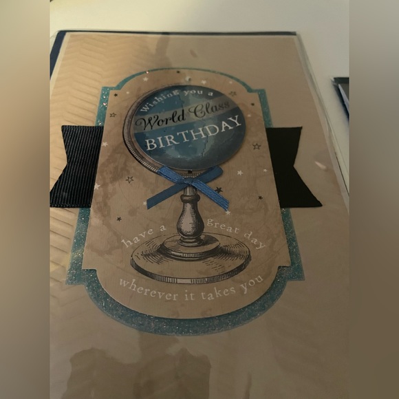 Birthday cards, Men’s (Male) Boy 3D Handmade, Burgoyne Cards, Set of 2, Travel - Picture 6 of 9